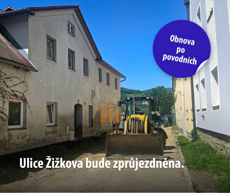 Technické služby Jeseník pracují na zprůjezdnění Žižkovy