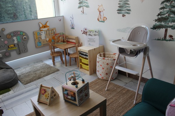 Rodiče mají na IPOSe možnost děti v klidu nakrmit.