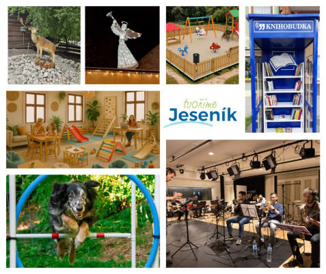 Tvoříme Jeseník 2025 - přihlaste svůj nápad. Termín pro podání návrhů končí 30. června-