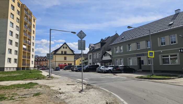Ulice Gogolova a Tyršova (Obnova po povodních)