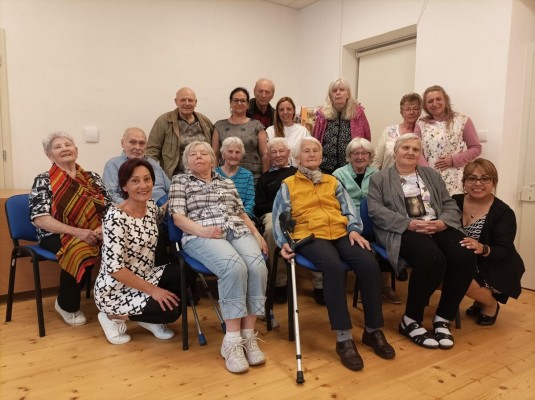 Setkání klientů charitní pečovatelské služby (Charita Jeseník)