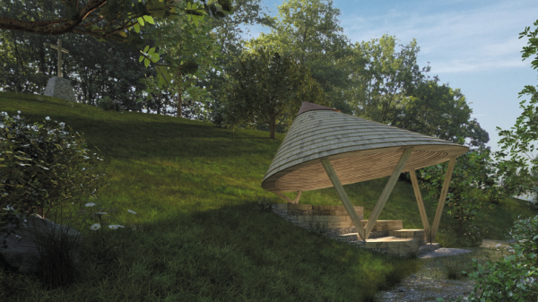 Nové vyhlídkové místo s odpočívadlem na Předním vršku