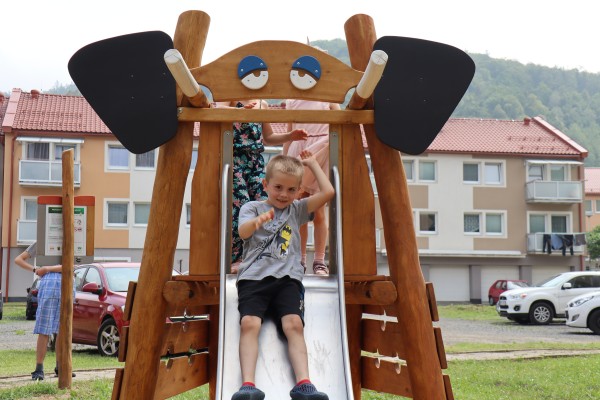 Herní prvky v lokalitě sídliště u ZŠ Nábřežní, Jeseník