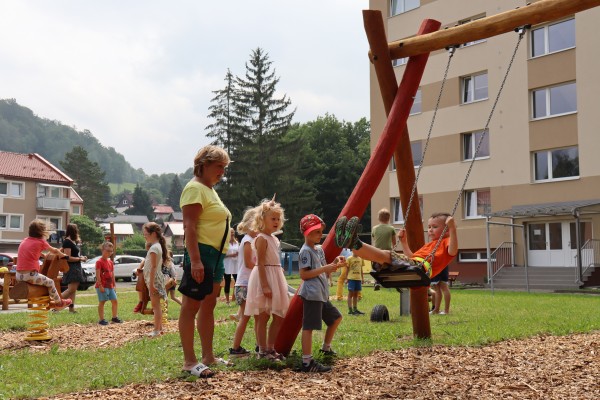 Herní prvky v lokalitě sídliště u ZŠ Nábřežní, Jeseník
