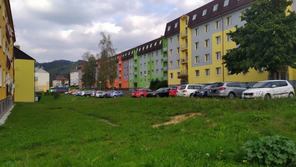 Ulice Klicperova před rekonstrukcí