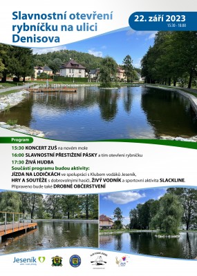 Komplexní oprava rybníčku v Jeseníku je hotová