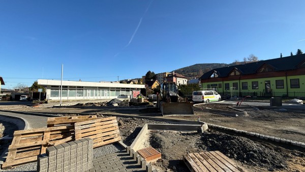 Pokračují práce na sídlišti Pod Chlumem