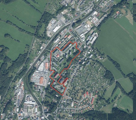 Územní studie veřejného prostranství města Jeseník - Sídliště Pod Chlumem Jeseník a Smetanovy sady Jeseník