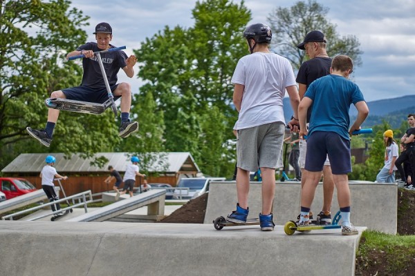 Dlouho očekávaný skatepark byl slavnostně otevřen